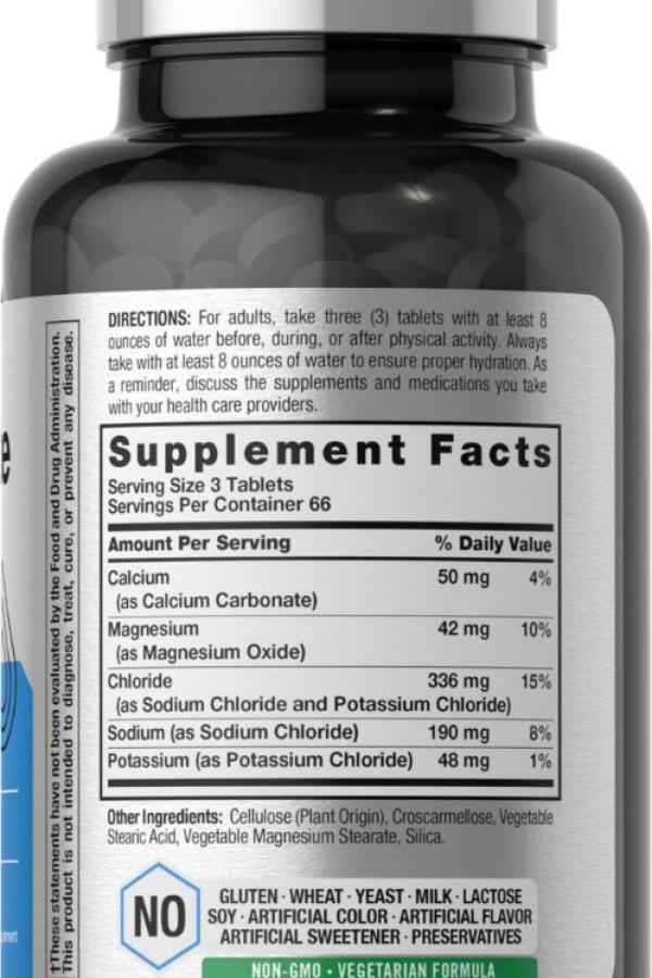 Electrolitos 200 cápsulas 